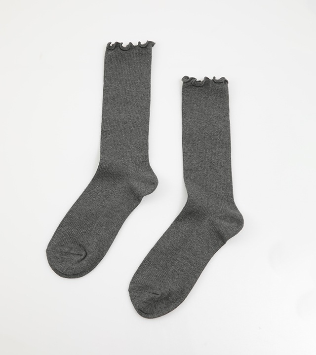 マルールリブフリルソックス