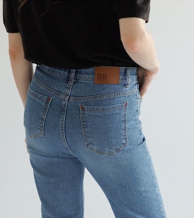 🌈[RR]572 セミブーツカットスパンデックスパンツ