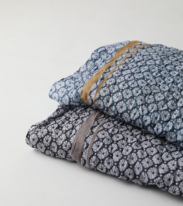 アートフラワーコットンマフラー