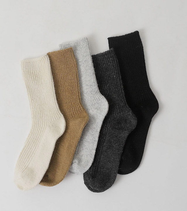 レニードトムデイリーウールソックス