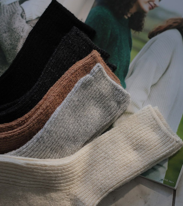 レニードトムデイリーウールソックス