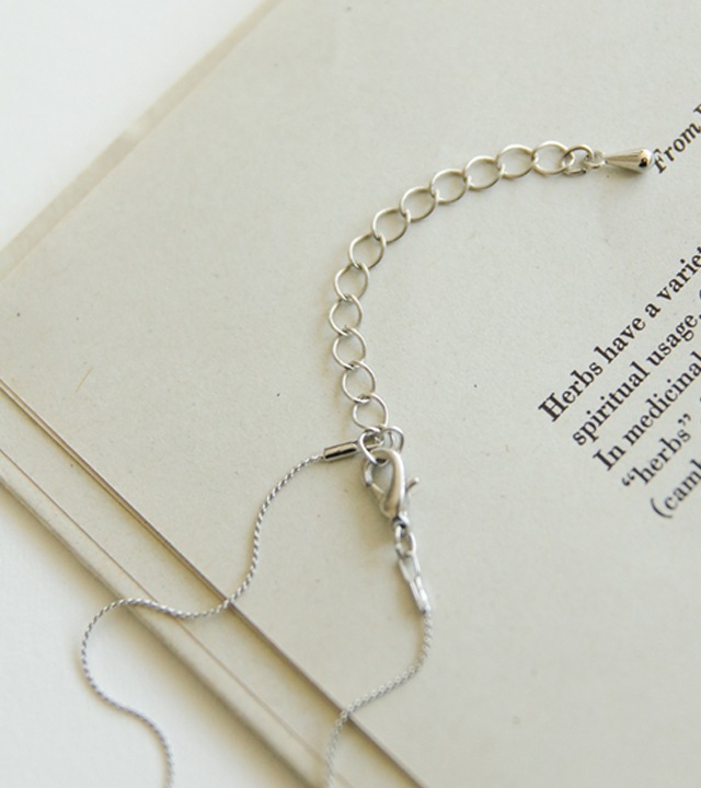 シルバーボールチェーンネックレス