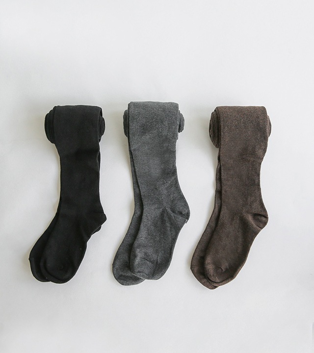 イリーコットンプレーティングタイツ