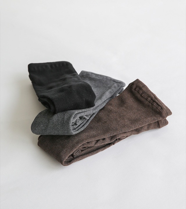 イリーコットンプレーティングタイツ