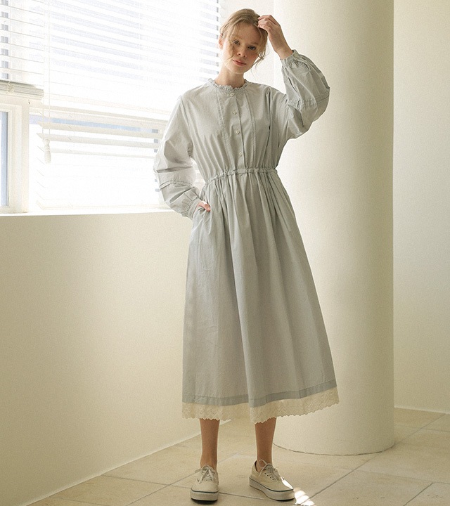 🌈[RR]ヨークレースストリングワンピース