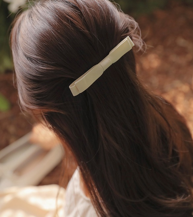 リアダブルリボンヘアピン