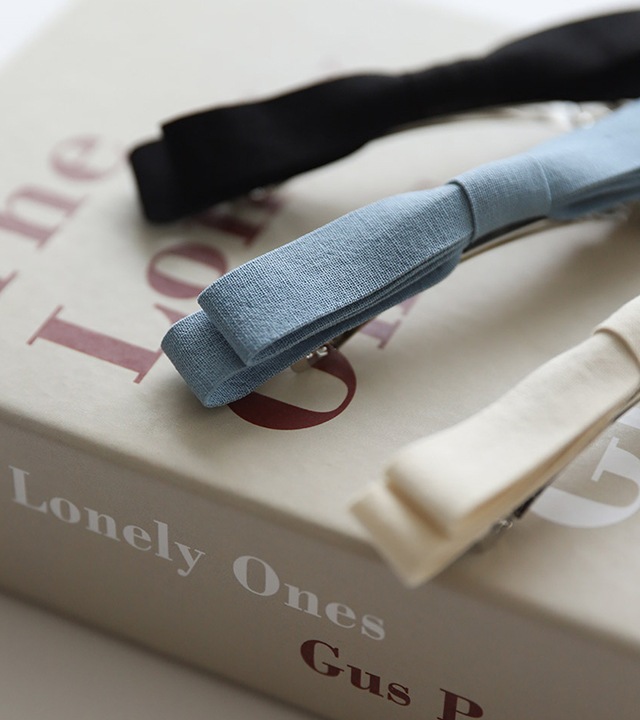 リアダブルリボンヘアピン