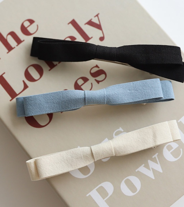 リアダブルリボンヘアピン