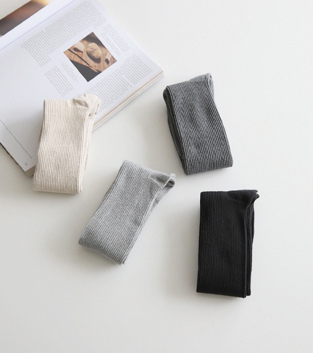 ルフィンリブベーシックロングソックス