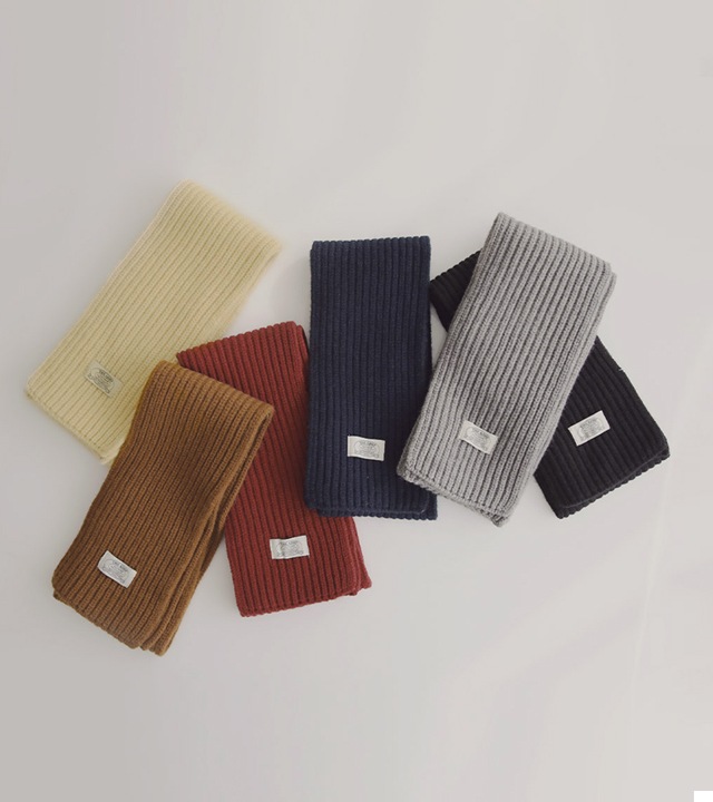 ルシードハチ編みニットマフラー