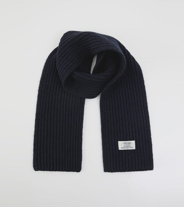 ルシードハチ編みニットマフラー