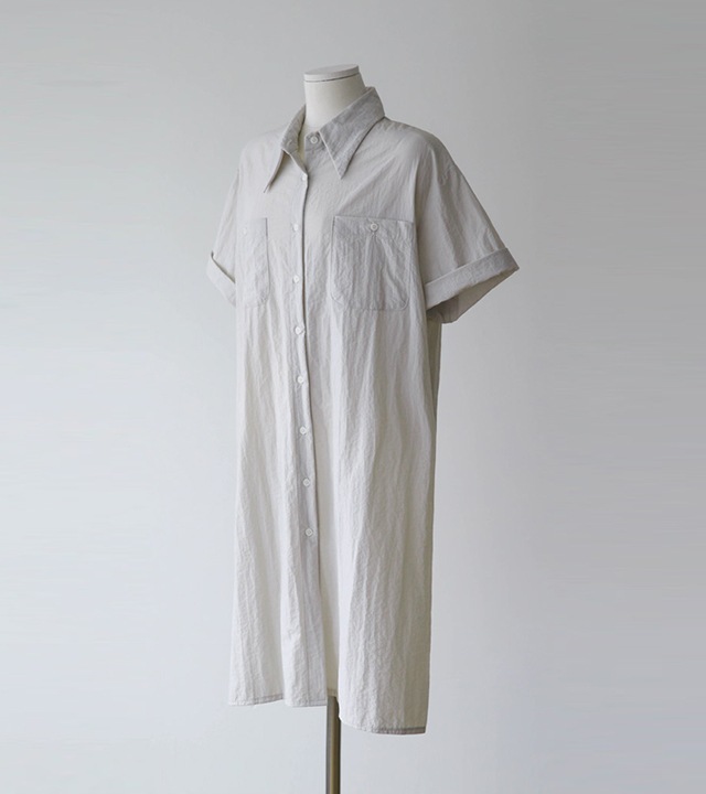 クレンエアクールシャツワンピース