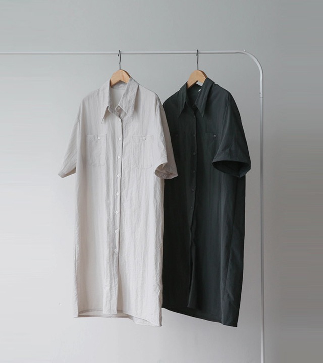 クレンエアクールシャツワンピース