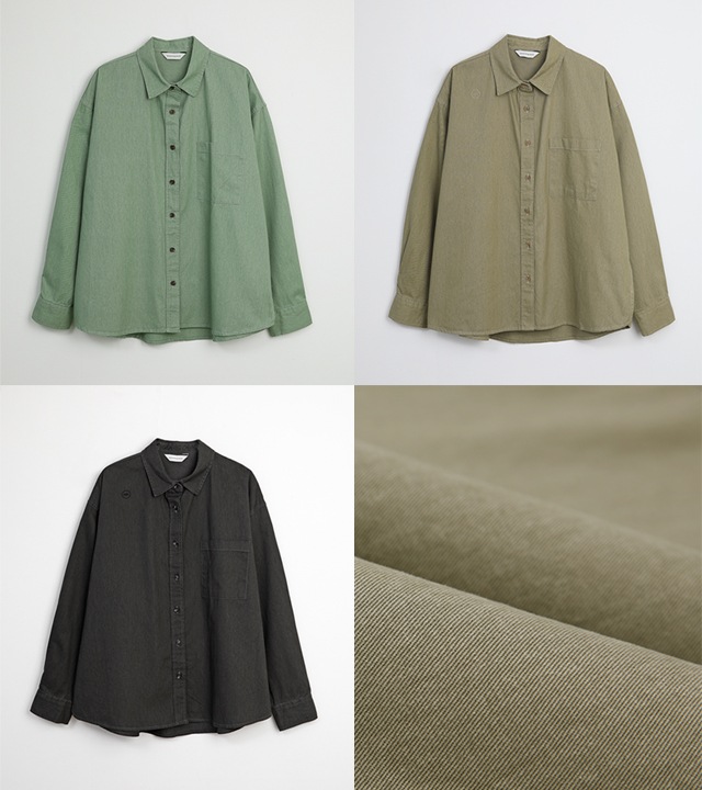 🌈[RR]ルノピグメント ピッチウォッシュドシャツ