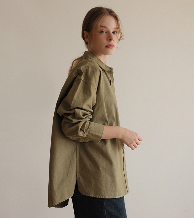 🌈[RR]ルノピグメント ピッチウォッシュドシャツ