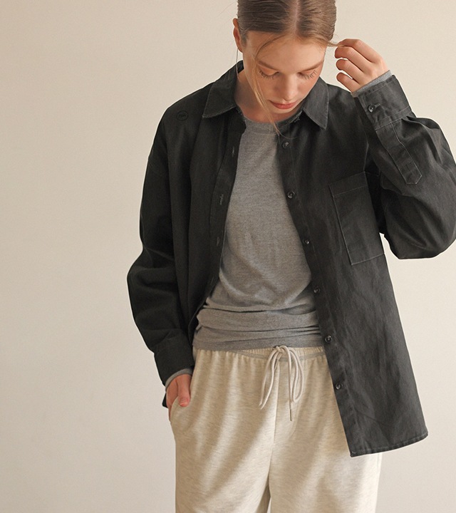 🌈[RR]ルノピグメント ピッチウォッシュドシャツ