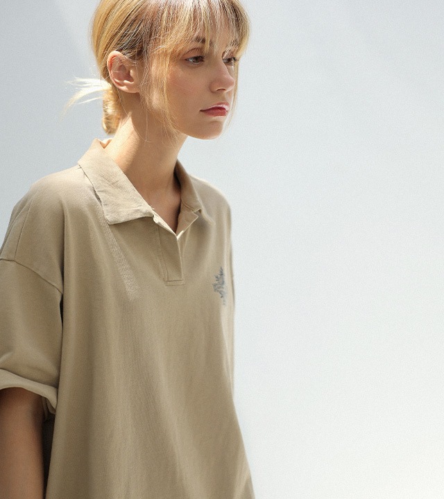 モニティンカラ半袖トップス