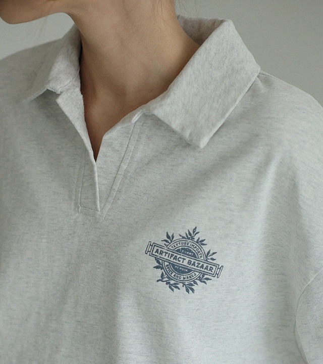 モニティンカラ半袖トップス