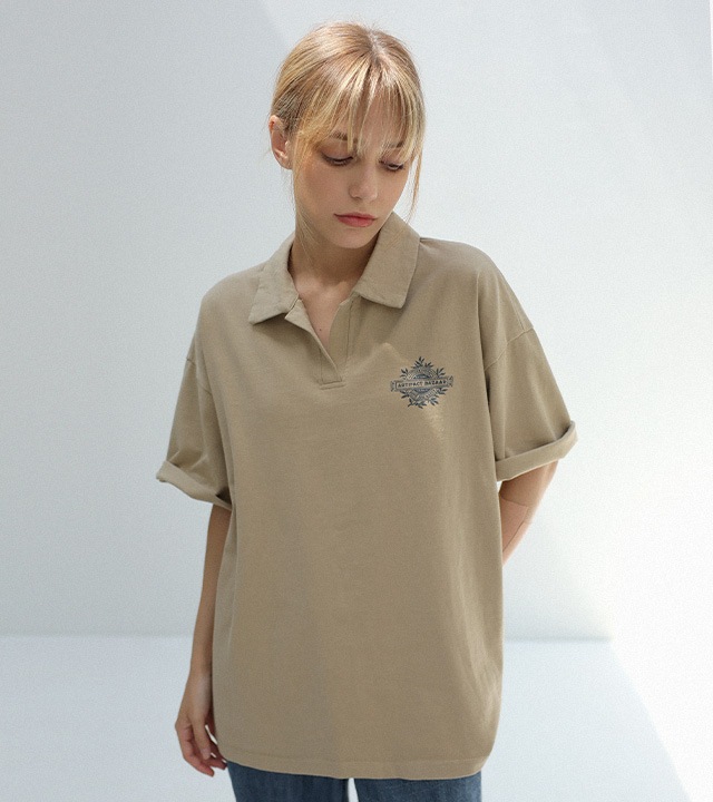 モニティンカラ半袖トップス