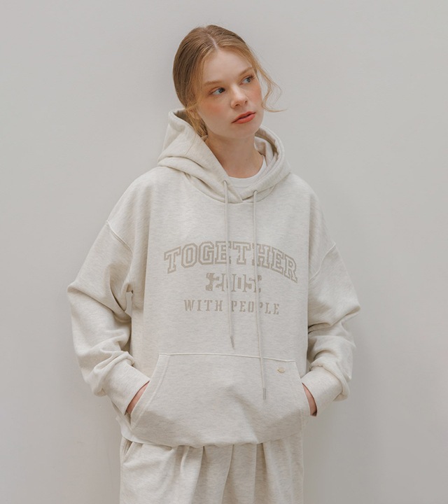 [RR]トゥギャザーコインフーデッドトップ