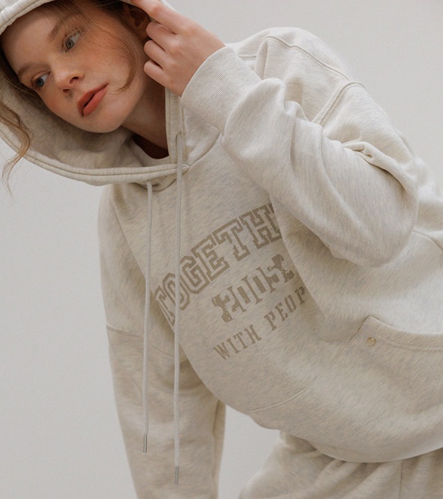 [RR]トゥギャザーコインフーデッドトップ