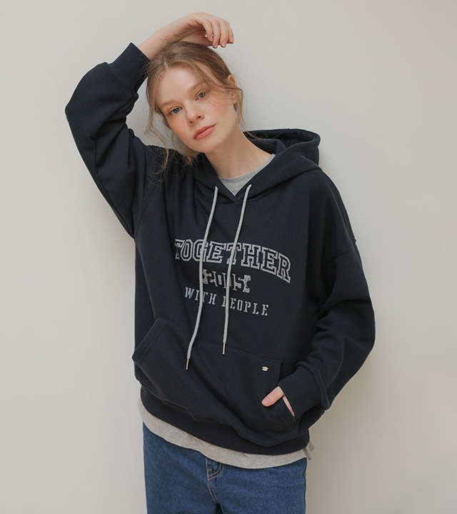 [RR]トゥギャザーコインフーデッドトップ