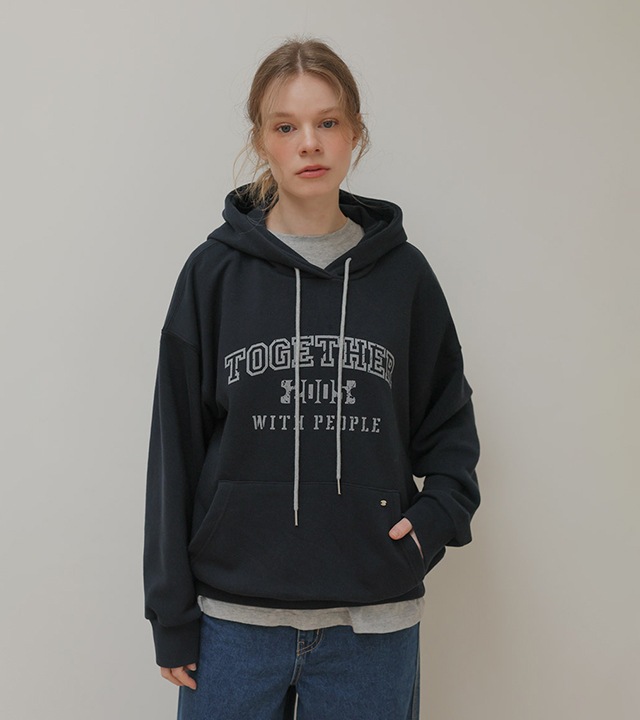 [RR]トゥギャザーコインフーデッドトップ