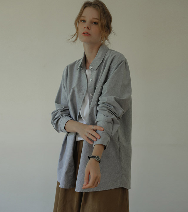 [RR]デイジーオックスフォードフォーシーズンシャツ