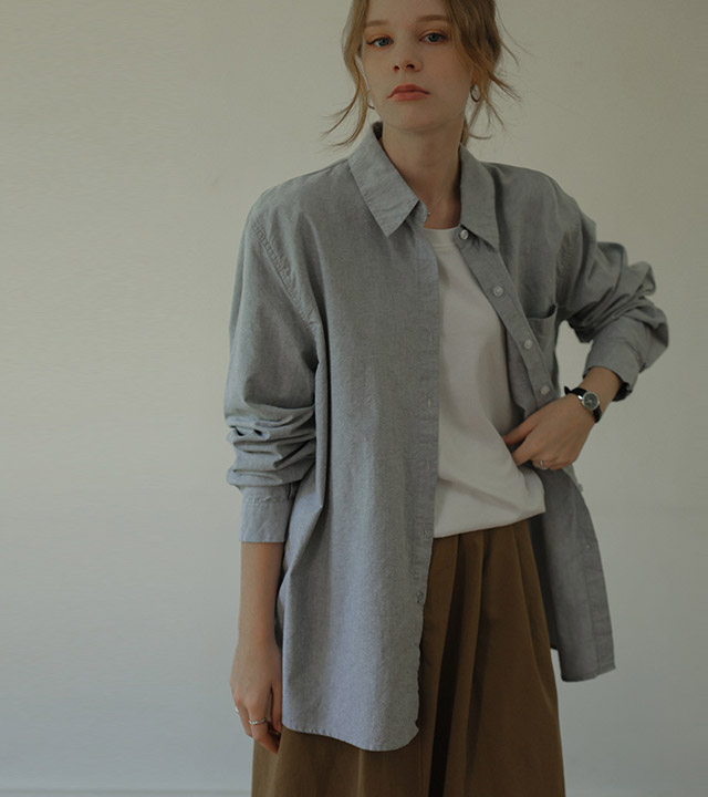 [RR]デイジーオックスフォードフォーシーズンシャツ