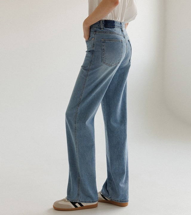 [RR]573 マーク セミワイドパンツ