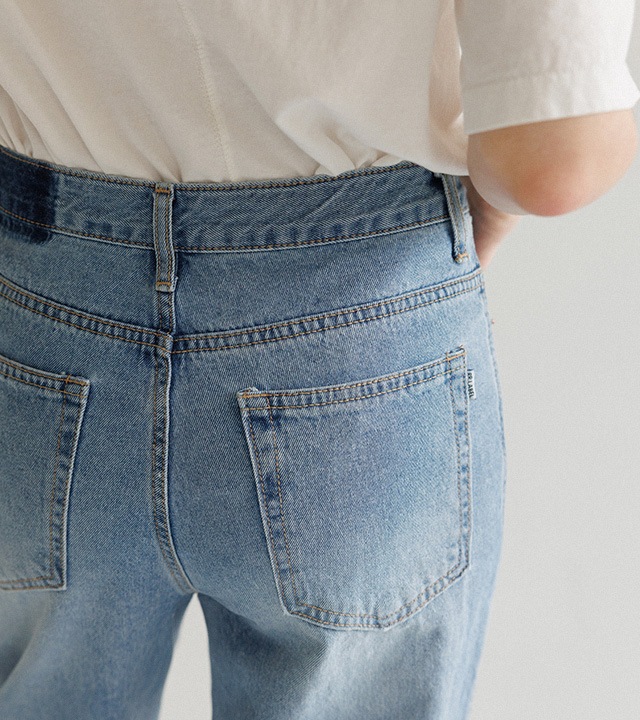 [RR]573 マーク セミワイドパンツ