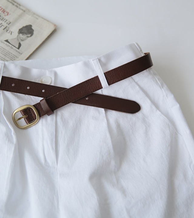 シンプルスタンダードレザーベルト