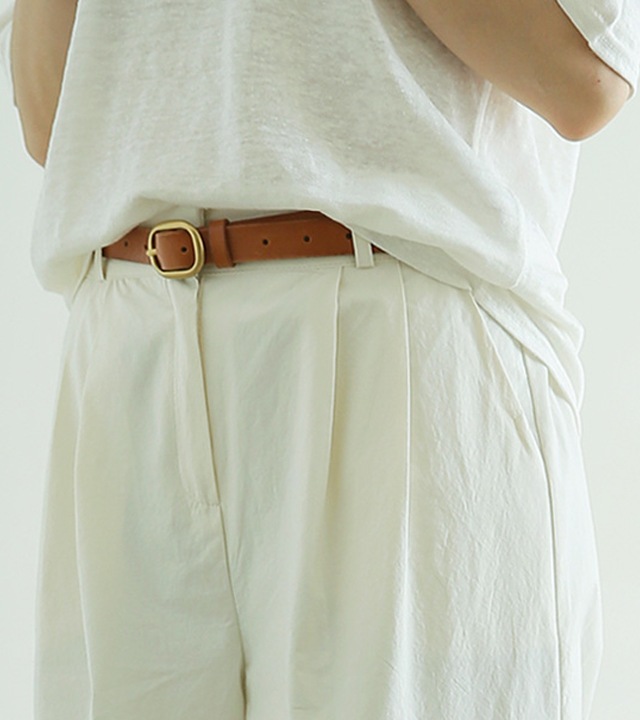 シンプルスタンダードレザーベルト