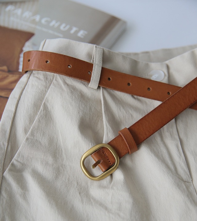 シンプルスタンダードレザーベルト