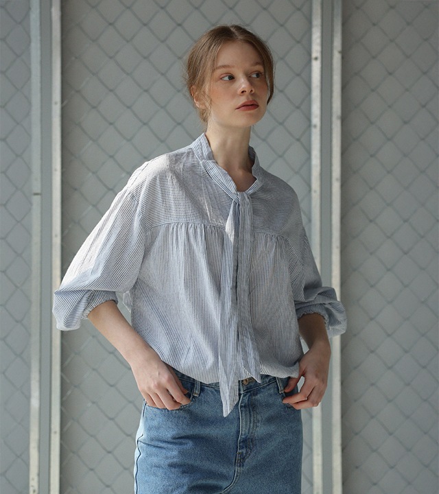 [RR]ニッチS/Tリボンブラウス