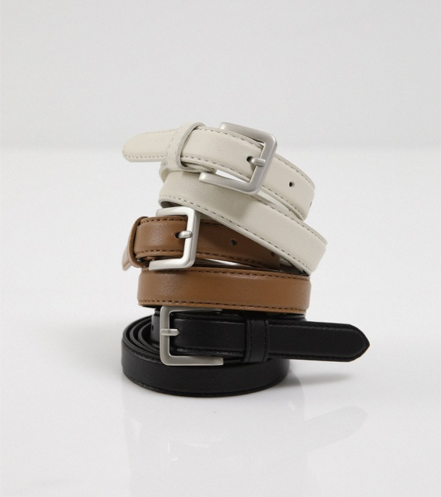 リズスクエアシープスキンベルト