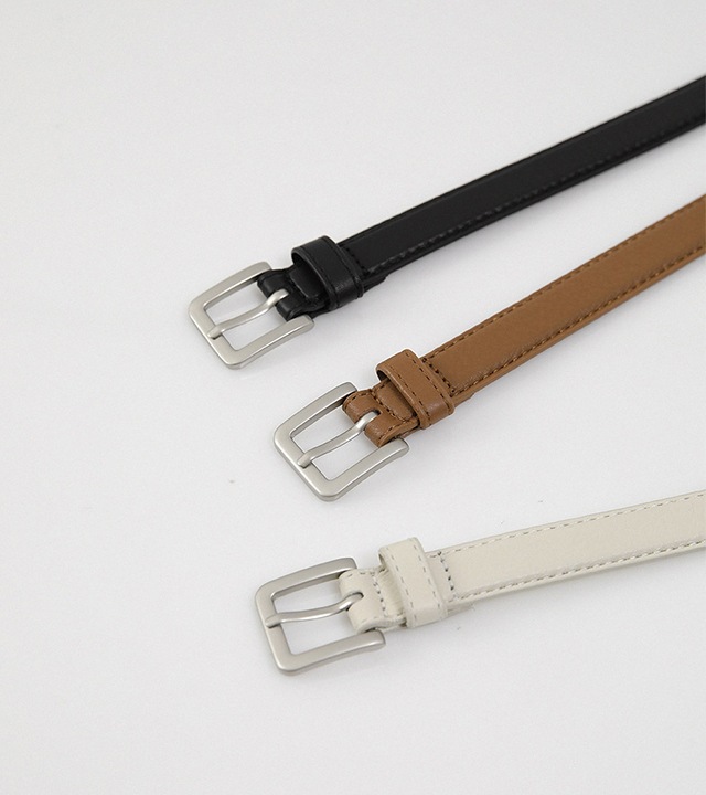 リズスクエアシープスキンベルト