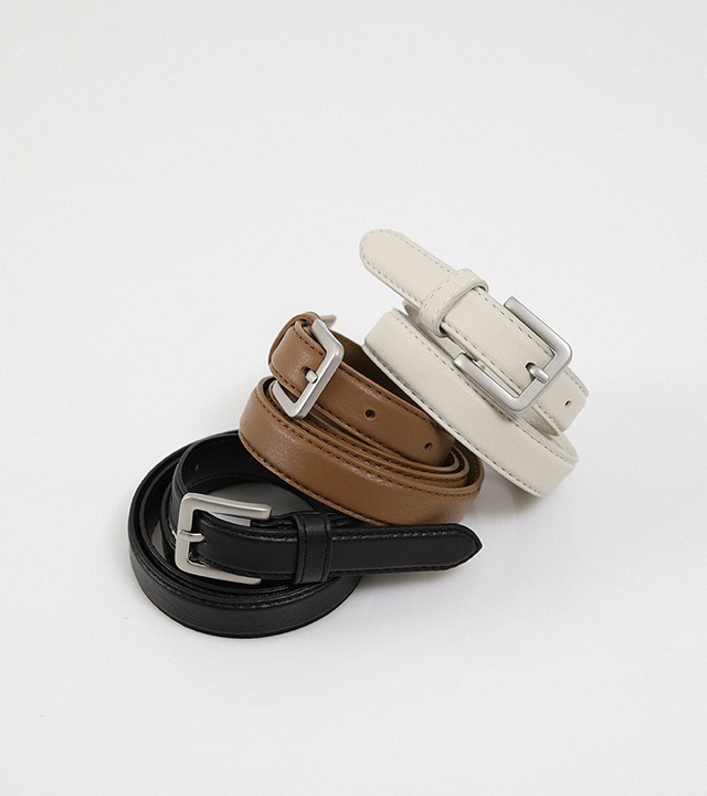 リズスクエアシープスキンベルト