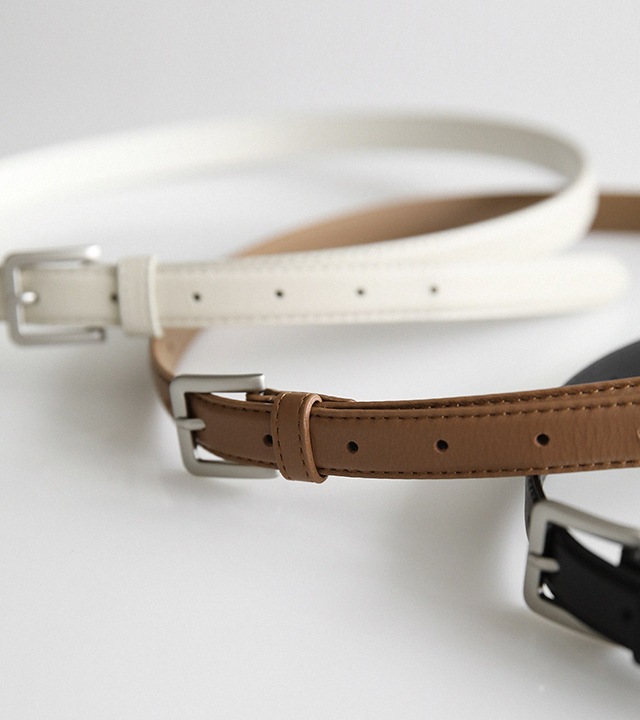 リズスクエアシープスキンベルト