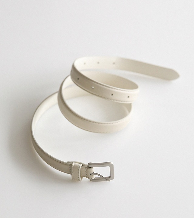 リズスクエアシープスキンベルト