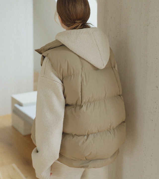 トリノポケット付きパッド入りベスト