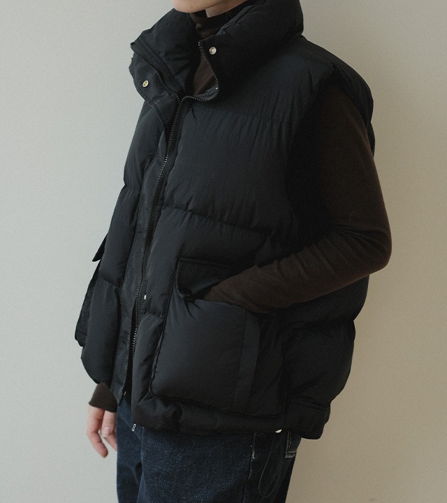 トリノポケット付きパッド入りベスト