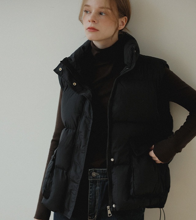 トリノポケット付きパッド入りベスト