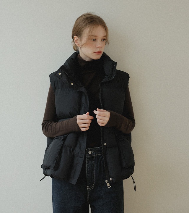 トリノポケット付きパッド入りベスト