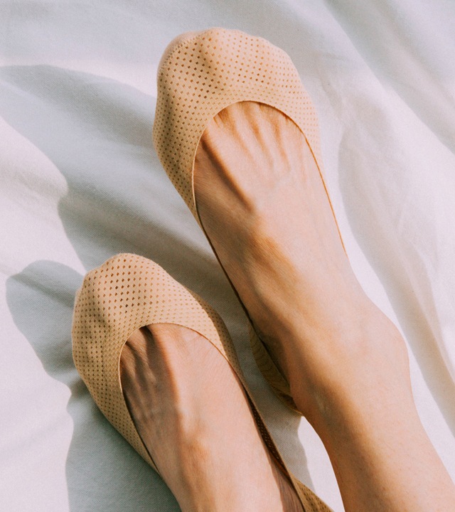 エンボスドライクールパンプス