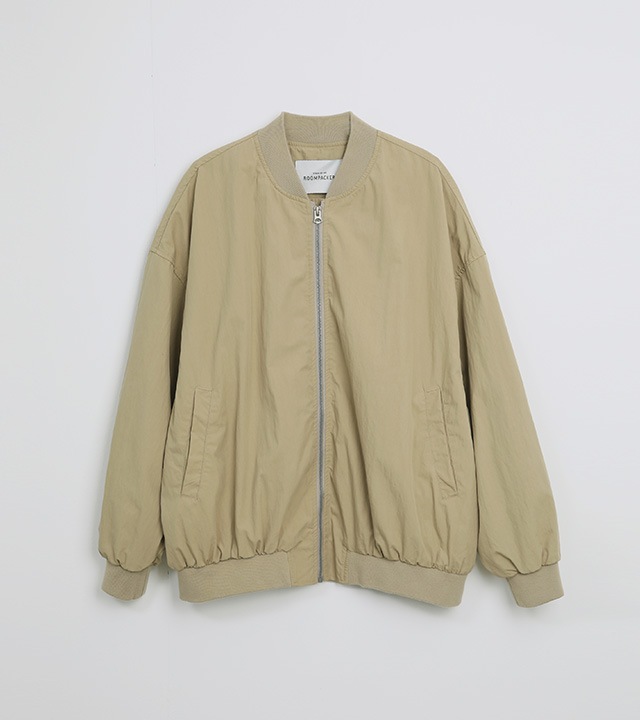 [RR]ベンティ ルーズフィットシボリブルゾン