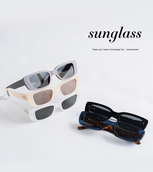 リアスクエアサングラス