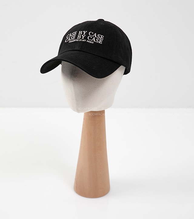 バイ刺繍レタリングボールキャップ