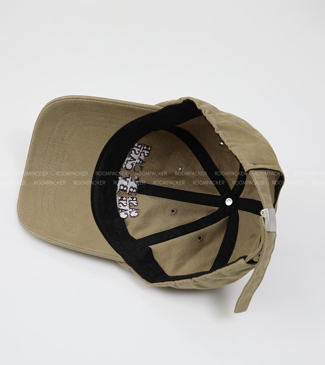 バイ刺繍レタリングボールキャップ