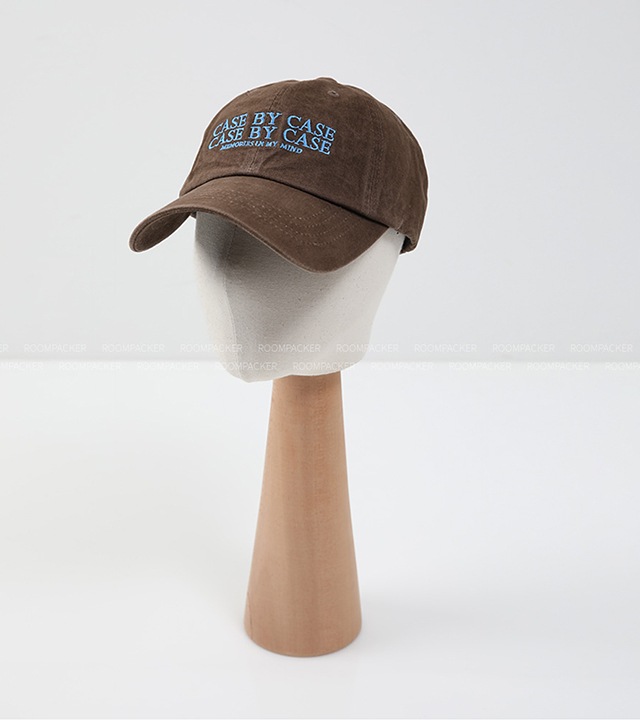 バイ刺繍レタリングボールキャップ